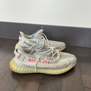 Yeezy 350 v2 blue tint
